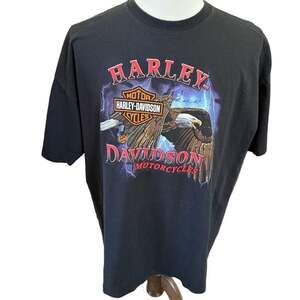 Harley-Davidson Southern Devil Eagle Lightning Graphic T-Shirt XXL Cartersville